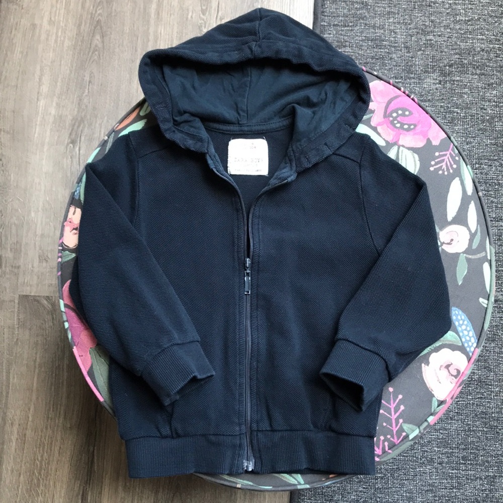 Zara Toddler Boy Zip-up Hooded Sweatshirt